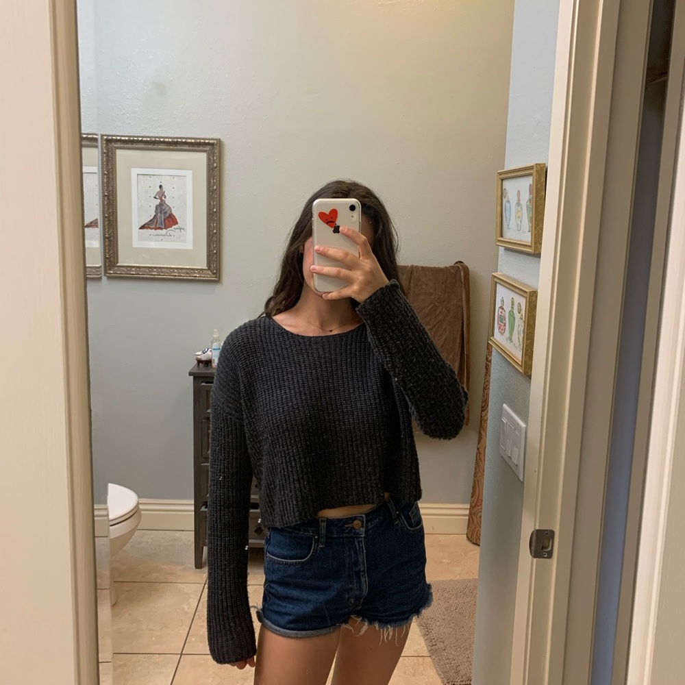 Dark grey sweater